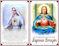 CONSAGRACIÓN PERSONAL AL SAGRADO CORAZÓN DE JESÚS (en díptico para imprimir)