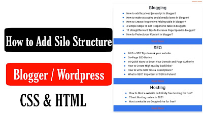 How to add Silo Structure in Blog Post