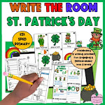 ESL Newcomer activities St. Patrick's Day Write the Room Vocabulary