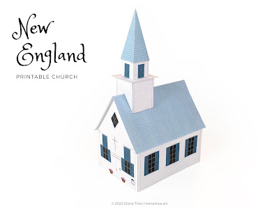Printable Church New England
