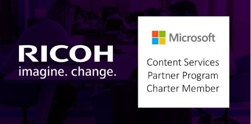Ricoh obtém estatuto de membro fundador em Microsoft Content Services Partner Program