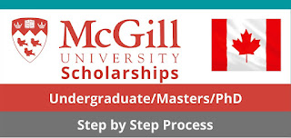 McGill University Scholarships in Canada 2023/2024 | Fully Funded
