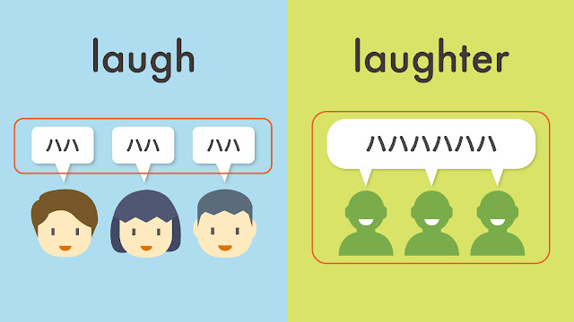 laugh と laughter の違い