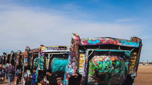 Cadillac Ranch Route 66 Amarillo Texas