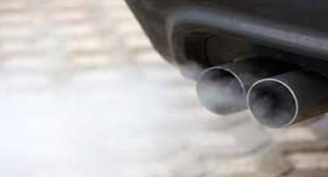 The main cause of suffocation in cars is the blockage of _____ pipe.