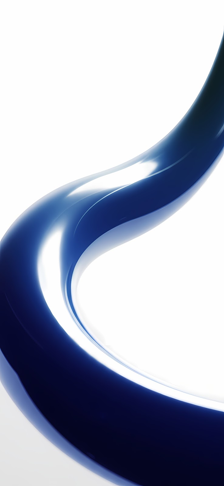 Abstract Blue Wave 4K Wallpaper for iPhone and Mobile