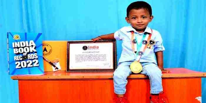 Chennai, News, National, Child, Record, Boy, Parents, Baby, Medal, 2 year old boy with doctorate.