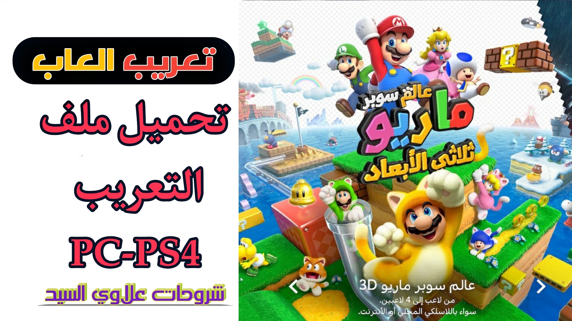 Super Mario 3D World + Bowser's Fury  Arabic Patch for Switch