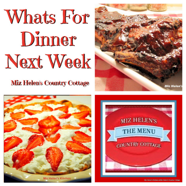 Whats For Dinner Next Week, 5-19-24