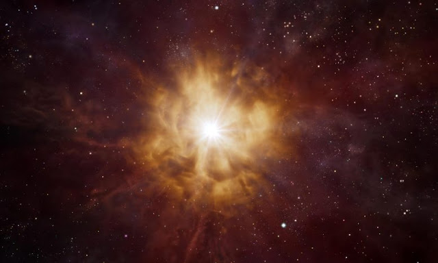 Imagem de uma estrela Wolf Rayet