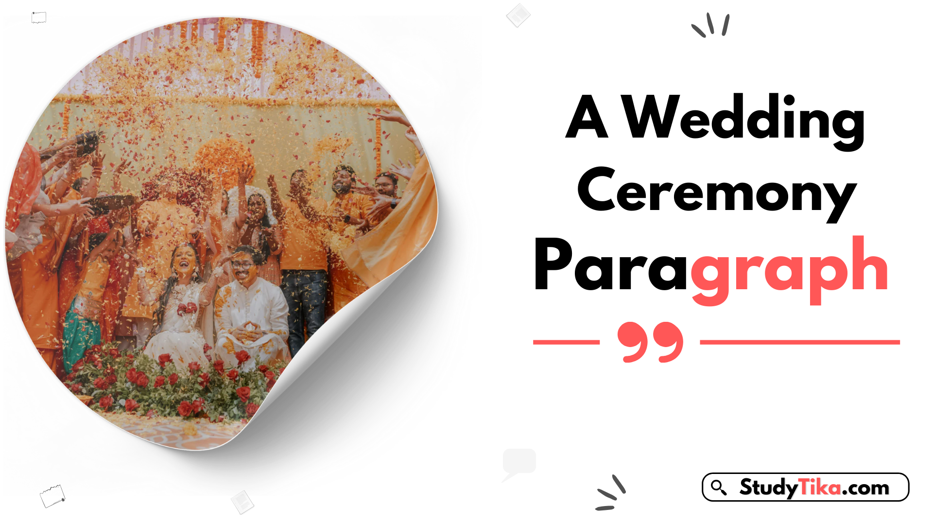 A Wedding Ceremony Paragraph For Class 6 to 12 SSC HSC