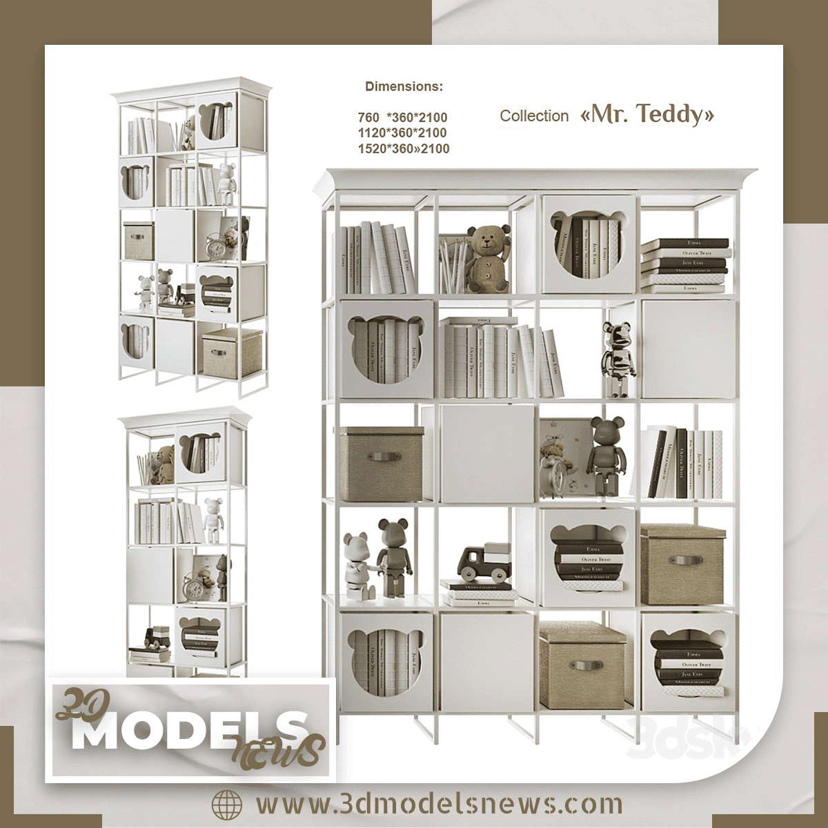 EFI Kid Concept Model by Mr Teddy shelving