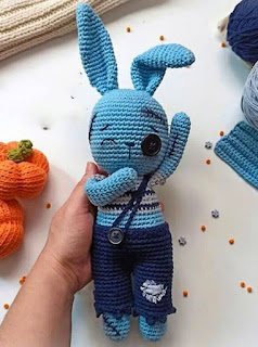 PATRON GRATIS CONEJO AMIGURUMI 48479 🐰