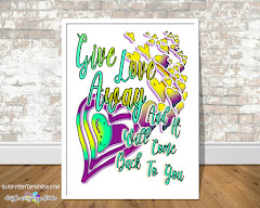 Give Love Away Printable Art Quote