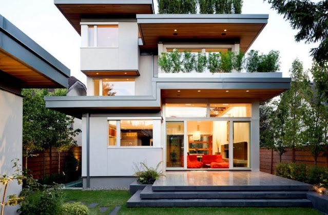 inspirasi desain rumah minimalis modern tampak depan
