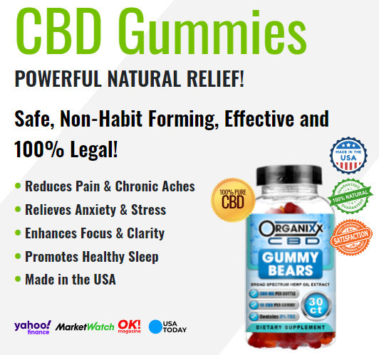 Organixx CBD Gummies Reviews: Relieves Anxiety &amp; Stress (WORK OR HOAX)? –  LexCliq