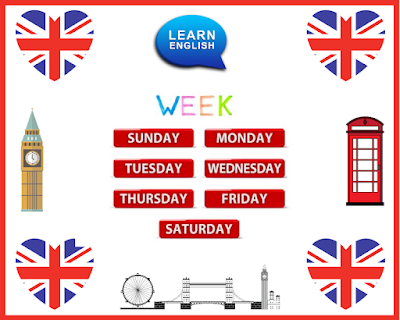 Days of The Week in English