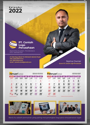 desain kalender dinding 2022 cdr siap cetak - kanalmu