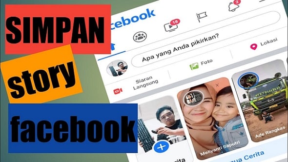 Cara Download Story Facebook