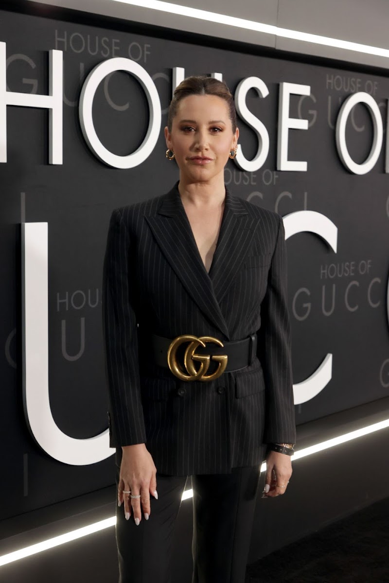 Ashley Tisdale Clicks at House of Gucci Special Screening in Los Angeles 18 Nov-2021