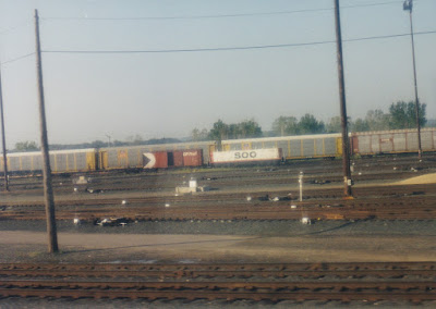 Soo Line Fuel Tender #4002 at Minneapolis, Minnesota on September 7, 2002