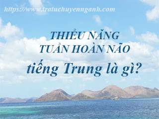 "Thiểu năng tuần hoàn não" tiếng Trung là gì?