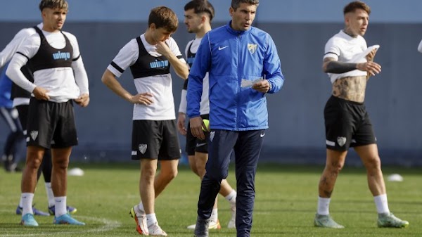 Málaga, Funes y Bravo al frente del entrenamiento