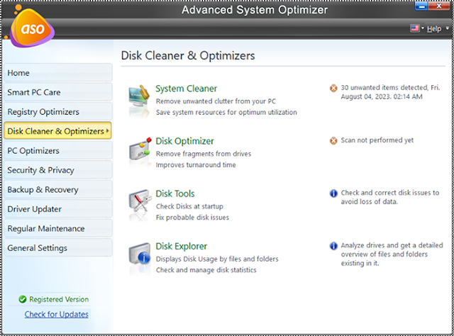 تحميل وتثبيت برنامج تسريع الألعاب Advanced System Optimizer للكمبيوتر