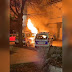 [VIDEO] Firminy (Loire) : Deux voitures de police incendiées devant le commissariat