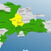 DIECISEIS PROVINCIAS DIMINUCANAS EN ALERTAS AMARILLA Y VERDE POR CINDICIONES CLIMATOLÓGICAS