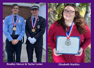 Elizabeth Markley ,Bradley Mercer,Bob Schnarr received the U.S. President's Volunteer Service Award