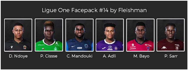 Ligue 1 Facepack #14 For eFootball PES 2021