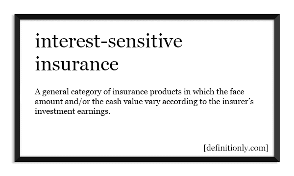 What is the Definition of Interest-Sensitive Insurance?