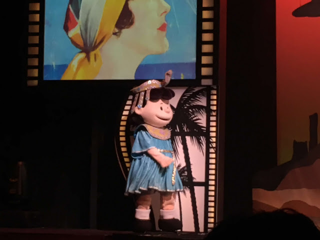 Lucy Peanuts Character in Knott's Berry Farm Stage Show