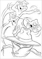 Ghosts coloring page
