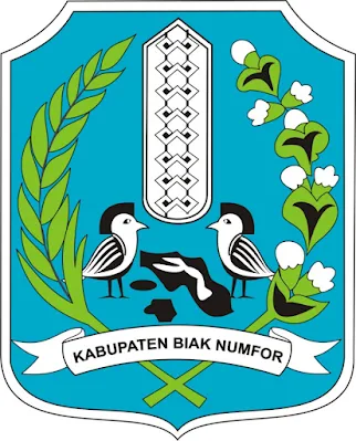 Logo / Lambang Kabupaten Biak Numfor - Latar (Background) Putih & Transparent (PNG)