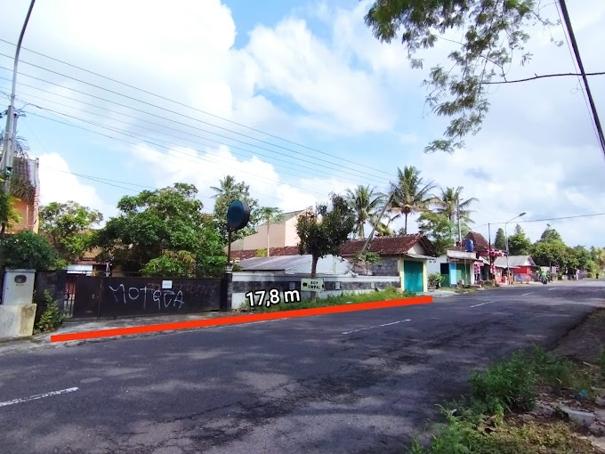 Tanah Strategis Bonus Rumah Homestay Pinggir Jalan Palagan KM. 12 Sleman