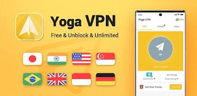 Yoga VPN free VPN and data connection