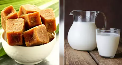 Milk with Jaggery