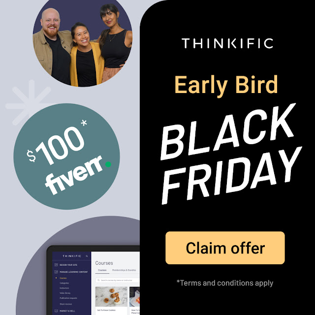 Thinkific's Black Friday bonus offer ends soon!