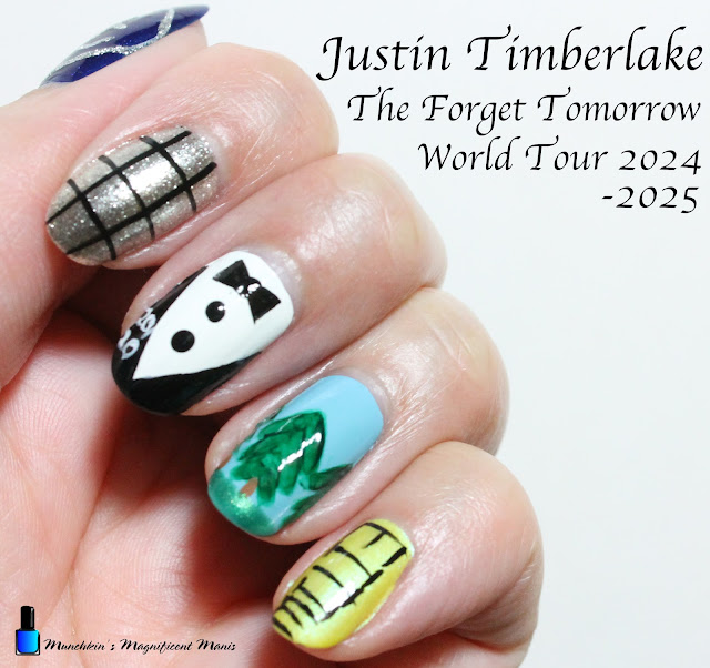 Justin Timberlake Nail Design