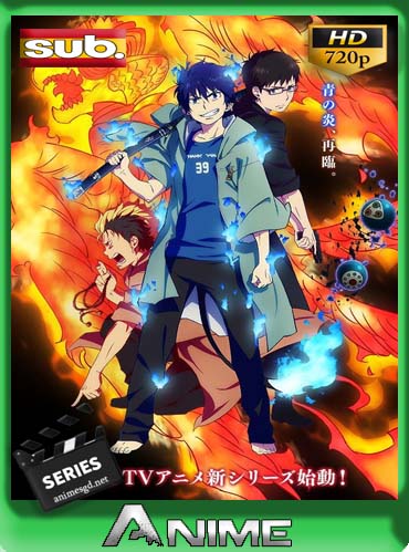 Ao no Exorcist: Kyoto Fujōō-hen (2017) HD [720P] Subtitulado [Google Drive-Mega] DizonHD