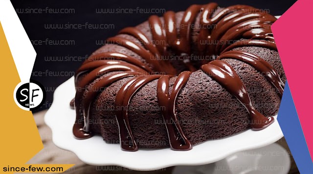 Steps to Prepare The Fragile Cake With Chocolate Sauce