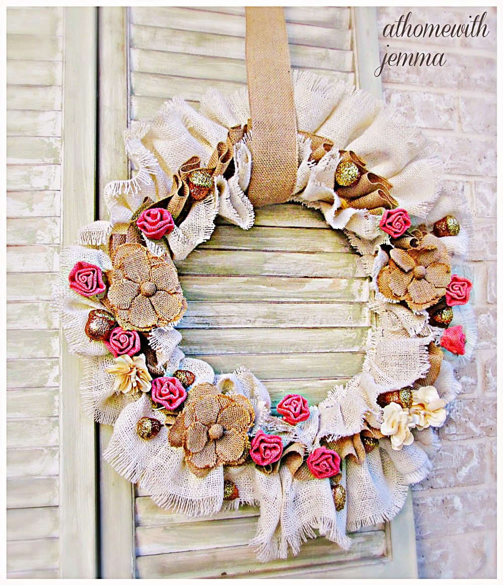 burlap-handmade-wreath-decorating-fall-autumn-thanksgiving