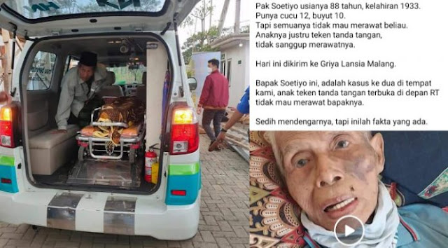 Ada yang Haji dan Mapan, 3 Anak Tak Sanggup Rawat Ayah, Hingga Meninggal Tak Ada yang Hadir