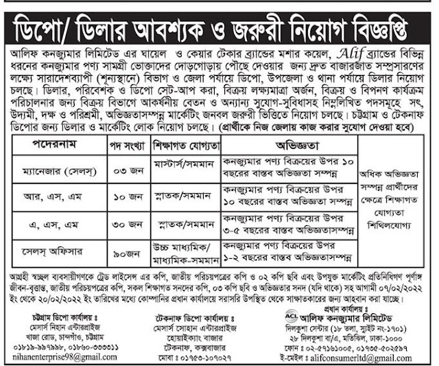 Today Newspaper published Job News 06 February 2022 - আজকের পত্রিকায় প্রকাশিত চাকরির খবর ০৬ ফেব্রুয়ারি ২০২২ - দৈনিক পত্রিকায় প্রকাশিত চাকরির খবর ০৬-০২-২০২২ - আজকের চাকরির খবর ২০২২ - চাকরির খবর ২০২২ - দৈনিক চাকরির খবর ২০২২ - Chakrir Khobor 2022 - Job circular 2022