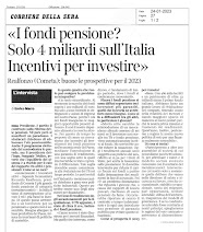 I fondi pensione? Solo 4 miliardi sull'Italia. Incentivi per investire. Intervista a Realfonzo