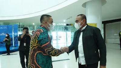 Edy Rahmayadi Tiba di Kaltim, Ini Alasan Bawa Tanah dan Air Deli ke IKN Nusantara