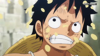 ワンピースアニメ 929話 ワノ国編 | ONE PIECE ルフィ 囚人採掘場 Monkey D. Luffy