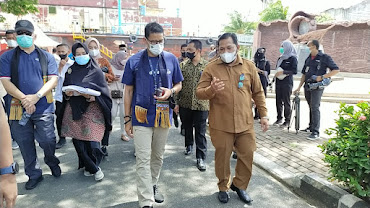 Menteri Sandiaga Uno Kunjungi PLTD Apung Objek Wisata Bersejarah Banda Aceh